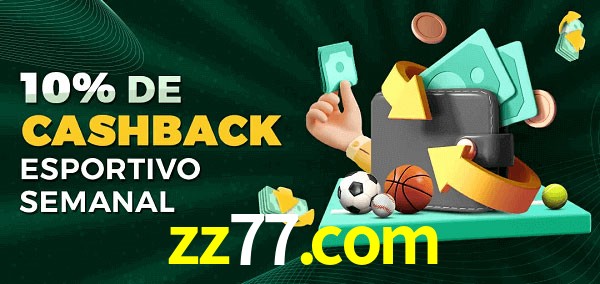 10% de bônus de cashback na zz77.com